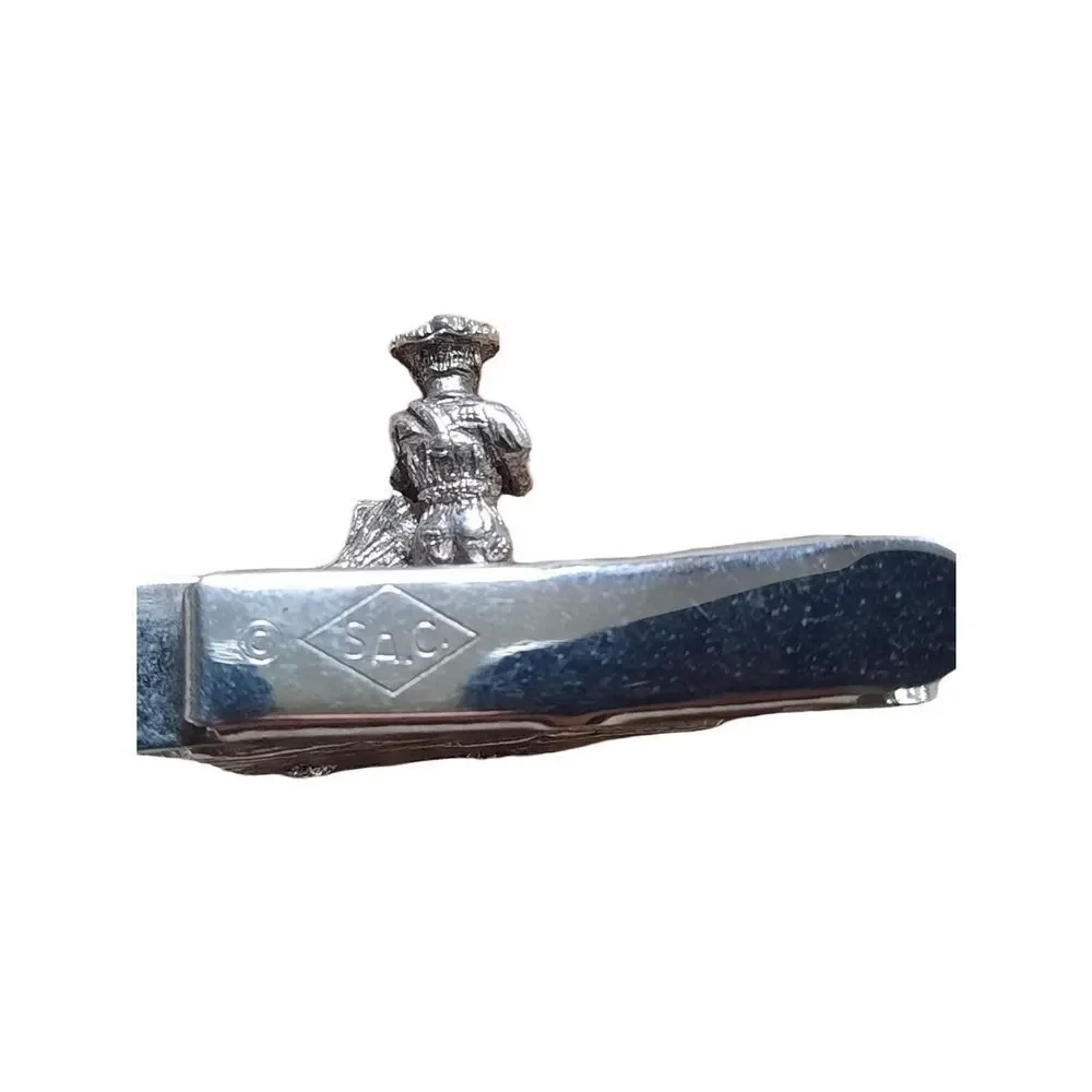 Silver Fisherman Tie Clip - Classic Men's Accessory